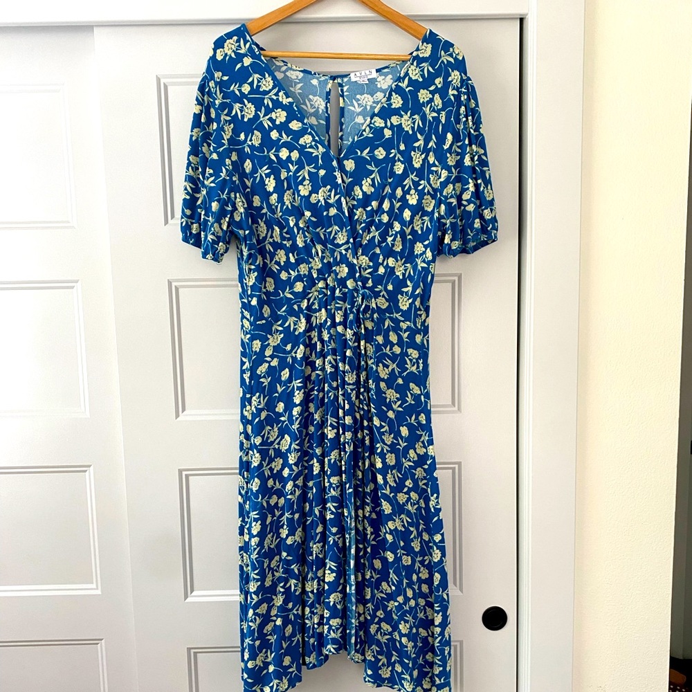 AVLN Studio faux wrap dress